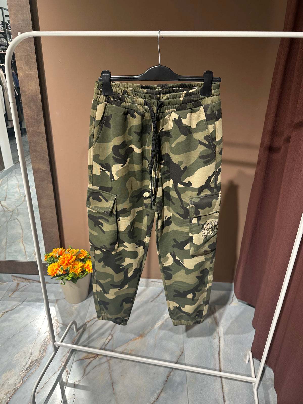 PANTALONE CARGO MILITARE