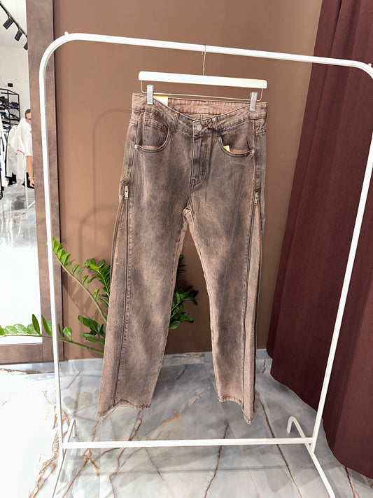 JEANS ZIP DIAMOND