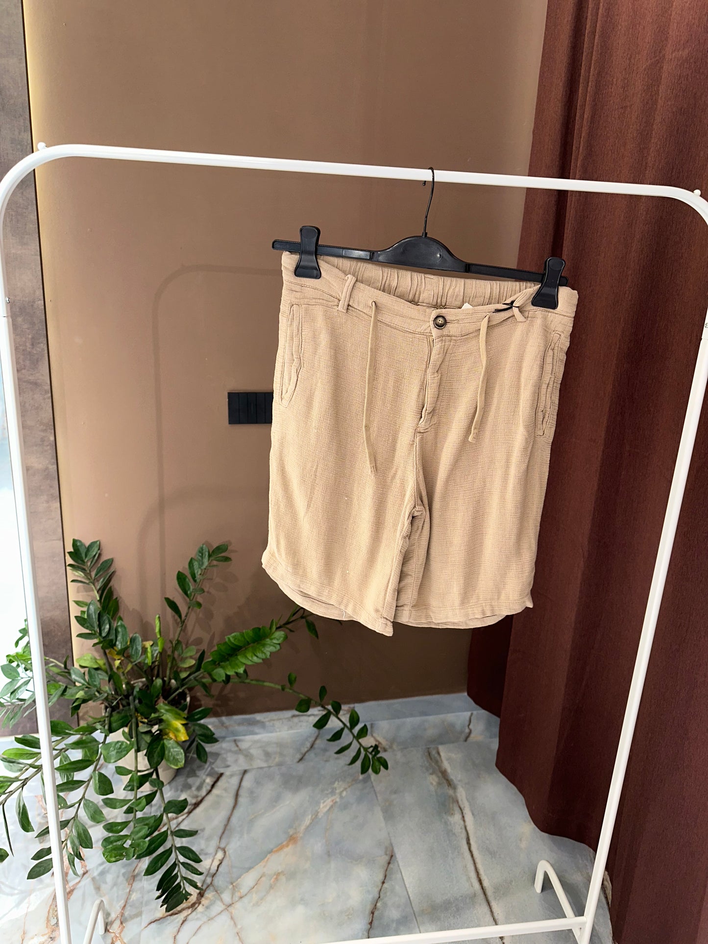 PANTALONCINO DI LINO