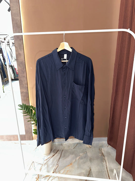 CAMICIA BASIC OVER BLUE