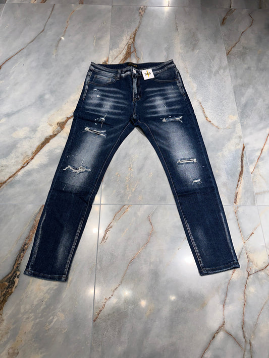JEANS SKINNY STRAPPATO