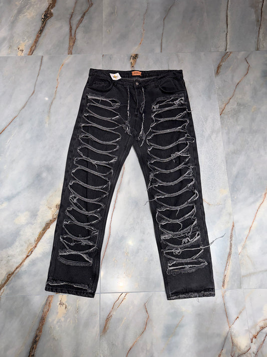 JEANS OVER STRAPPATO