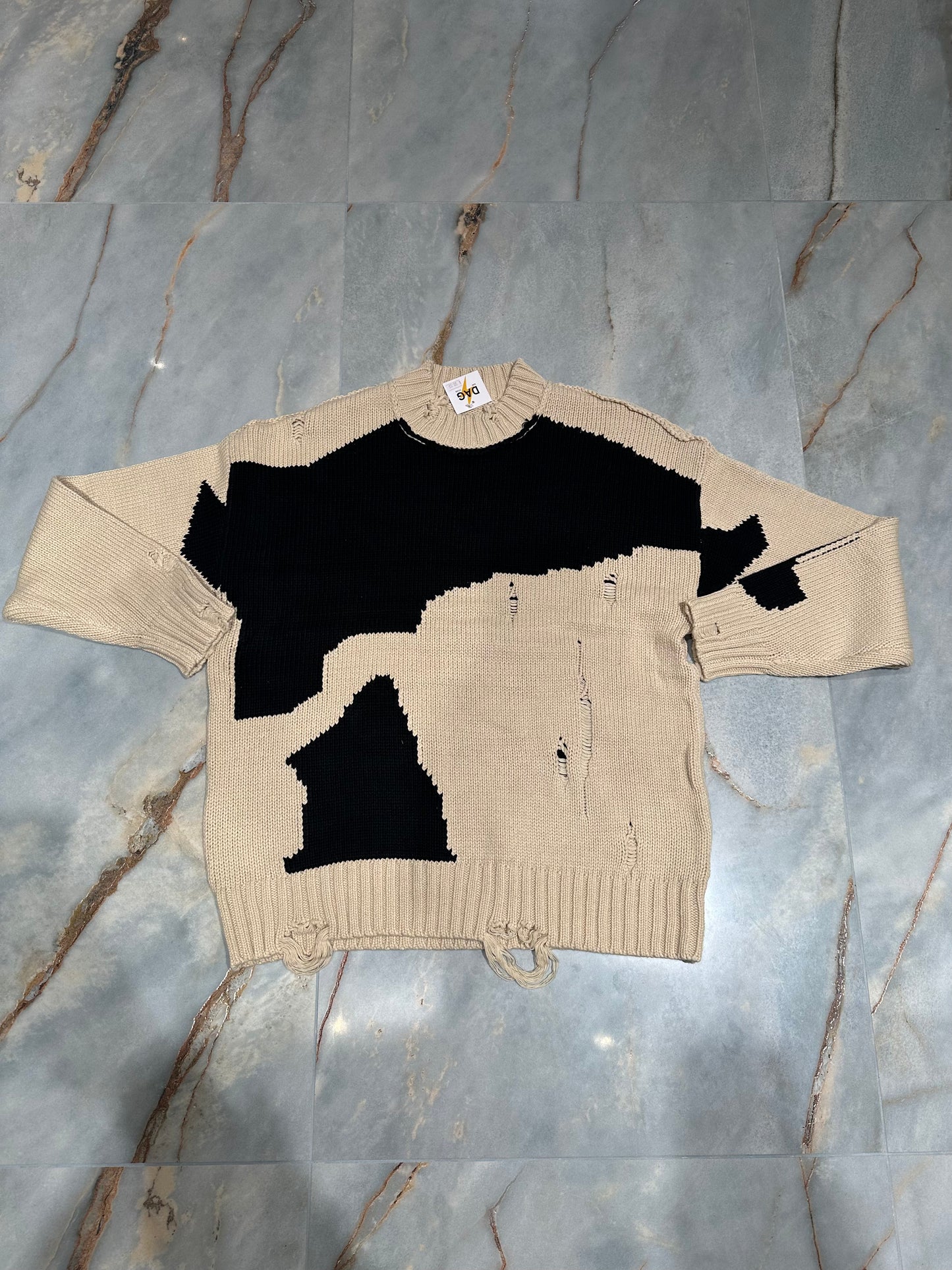 MAGLIONE BICOLOR