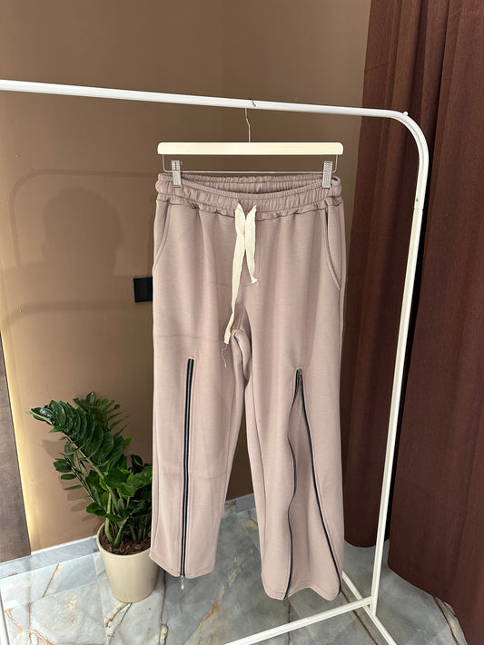 PANT CON ZIP APRICOT
