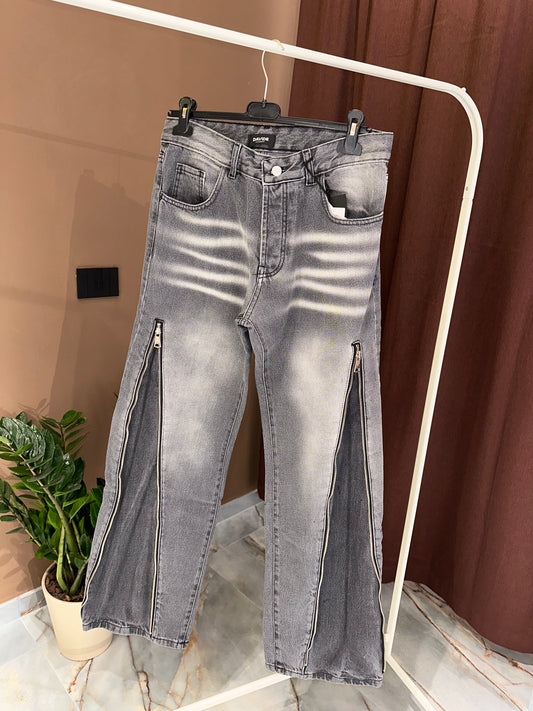 JEANS ZIP FLARE